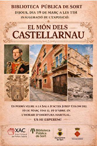📢 Atenció, ens complau convidar-vos a la inauguració de l'exposició "El món del Castellarnau", aquest dijous 19 de març a les 11 del matí (11h)

📜 Coneixereu la història de com els Castellarnau de la Vall Ferrera es van convertir en una de les famílies més rellevants de Catalunya 

📅 Podeu visitar l'exposició fins el 18 d'abril a la sala d'actes Josep Colom en l'horari d'obertura habitual

ℹ️ +info https://bibliosort.cat/esdeveniments/exposicio-mon-castellarnau/